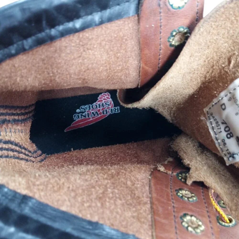 Red Wing 708 Classic Brown Leather 7